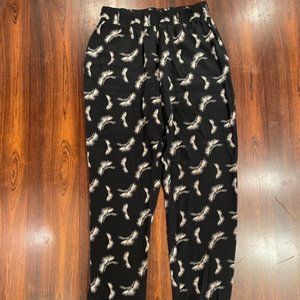 Tucker Silk Print Jogger pants Size Small